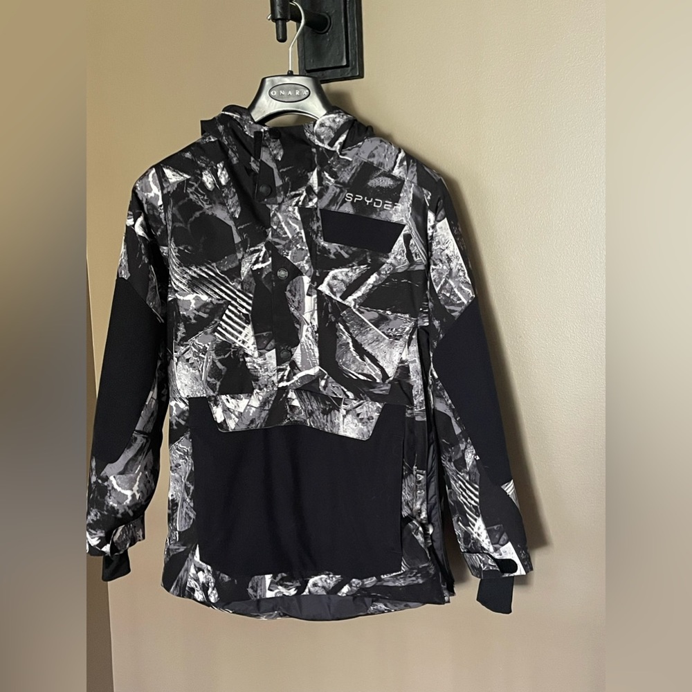 SPYDER BOYS PULLOVER WINTER JACKET